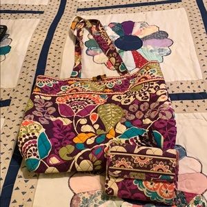 Vera Bradley purse and wallet